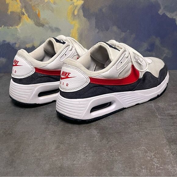Nike Air Max SC White / University Red Men's Sneakers Size 8 - Picture 6 of 16
